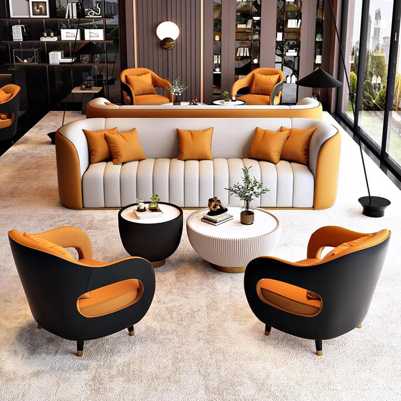 

American Luxury Couch Modern Single Italian Salon Commercial Office Sofa European Wind Sofa Estilo Nordicos Theater Furniture