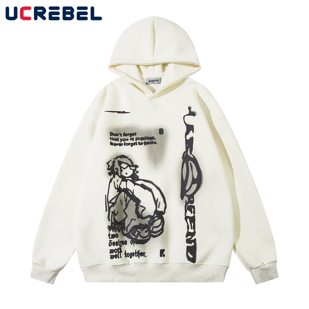 Cartoon Print Streetwear Sweatshirts Mens Autumn Loose Long Sleeve Vibe Style Casual Hoodies Men
Cartoon Print Streetwear Sweatshirts Mens Autumn Loose Long Sleeve Vibe Style Casual Hoodies Men