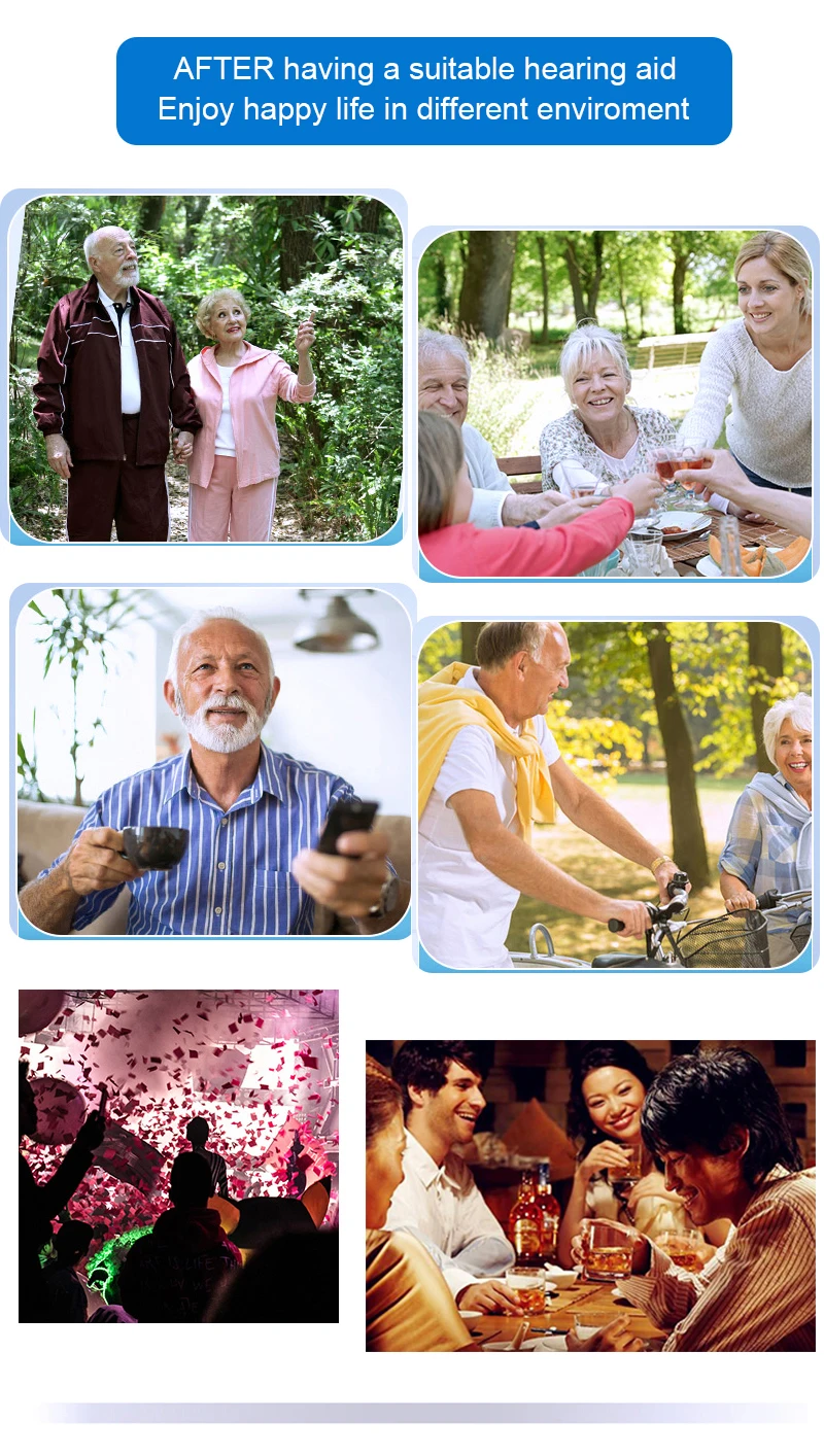 Generic Mini Invisible CIC Hearing Aids For Deafness 10 Channels Tiny