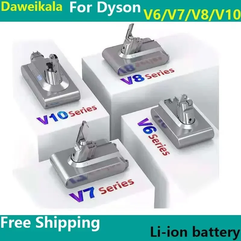 2023 Original 21.6V 28000mAh Li-ion Battery for Dyson V6/V7/V8/V10 DC62 DC74 SV09 SV07 SV03 965874-02 Vacuum Cleaner Battery L30 
2023 Original 21.6V 28000mAh Li-ion Battery for Dyson V6/V7/V8/V10 DC62 DC74 SV09 SV07 SV03 965874-02 Vacuum Cleaner Battery L30
