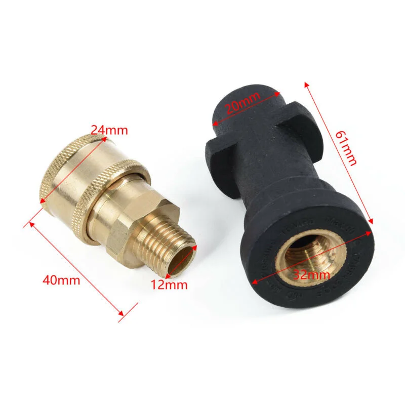 Pressure Washer Connector Adapter Set Snow Lance Foam Water Adaptor Car Wash Maintenance For Karcher K Series S10
Pressure Washer Connector Adapter Set Snow Lance Foam Water Adaptor Car Wash Maintenance For Karcher K Series S10