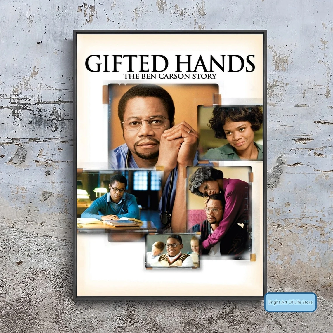 Gifted Hands The Ben Carson Story (2009) Movie Poster Cover Photo Canvas Print Wall Art Home Decor (Unframed)
Gifted Hands The Ben Carson Story (2009) Movie Poster Cover Photo Canvas Print Wall Art Home Decor (Unframed)