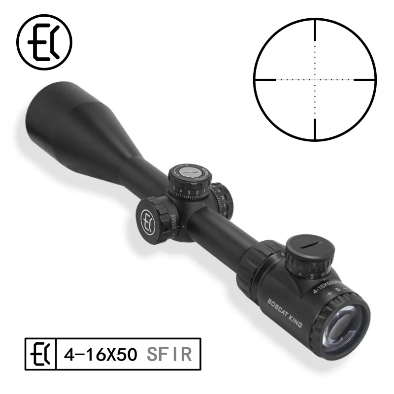 Bobcat King 4-16X50 SFIR (25.4mm tube) Side Parallax Tactical Optical Scope Sniper Scope Optical Scope Super Shock Resistant
Bobcat King 4-16X50 SFIR (25.4mm tube) Side Parallax Tactical Optical Scope Sniper Scope Optical Scope Super Shock Resistant