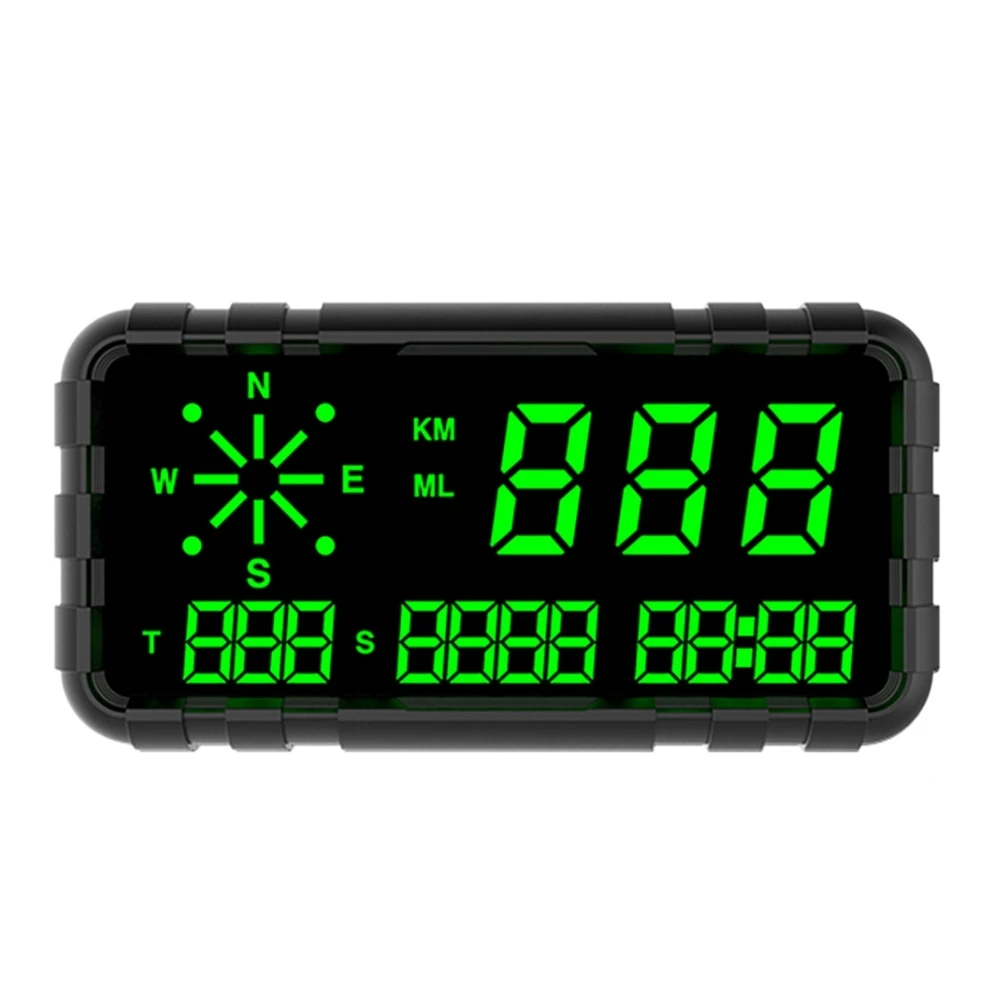 C3012 HUD Speedometer Odometer Compass Head Up Display GPS Digital Display Big Fonts Universal for All
C3012 HUD Speedometer Odometer Compass Head Up Display GPS Digital Display Big Fonts Universal for All
