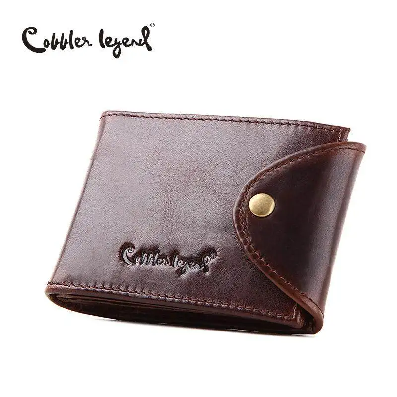 

Cobbler Legend Luxury Designer Wallet for Men Genuine Leather Short Clutch Vintage Purse Coin Multi-functional Cards Pocket