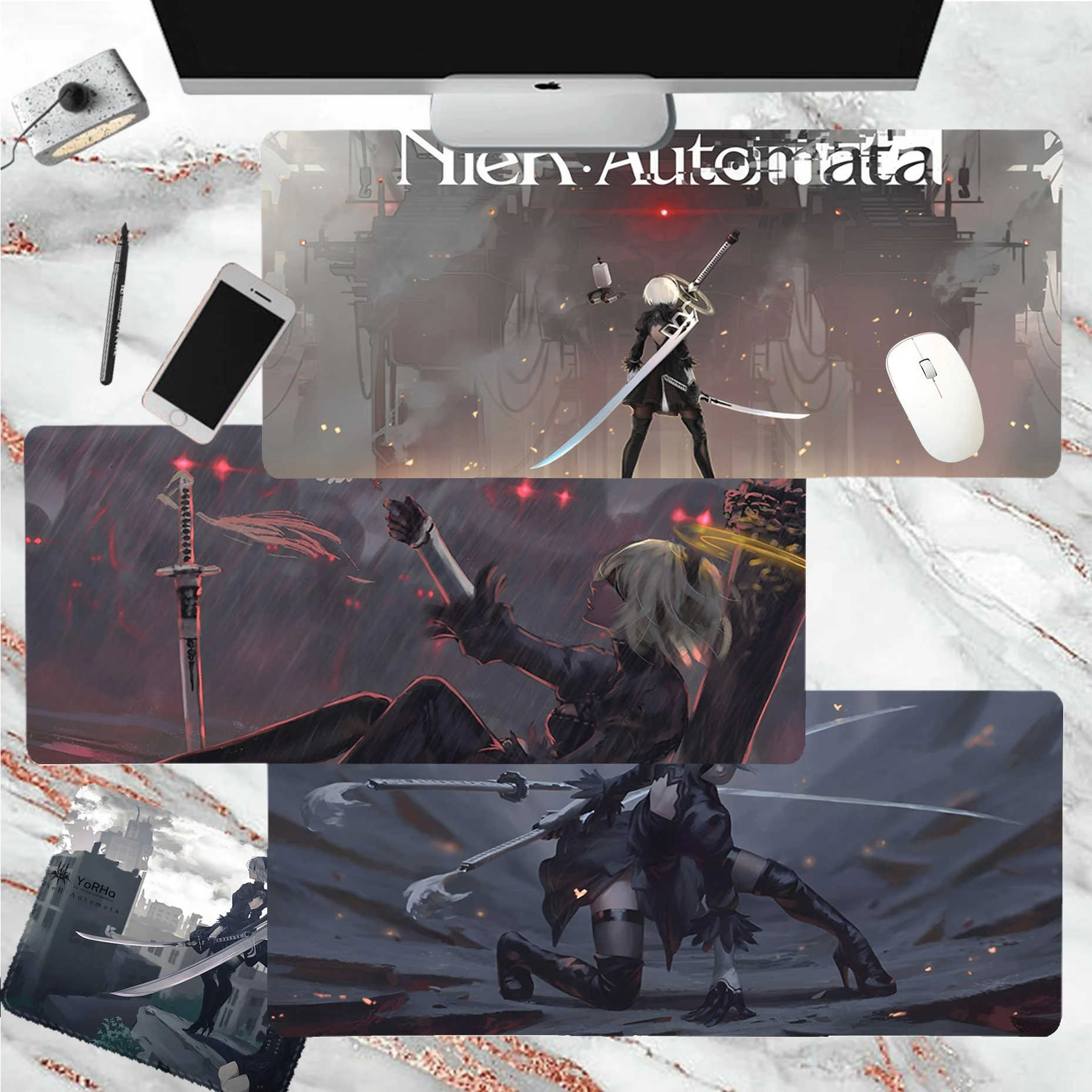 Nier Automata 2B Mousepad girl pad Keyboards Mat Rubber Gaming mousepad Desk Mat Size for large Edge Locking Game Keyboard Pad
Nier Automata 2B Mousepad girl pad Keyboards Mat Rubber Gaming mousepad Desk Mat Size for large Edge Locking Game Keyboard Pad
