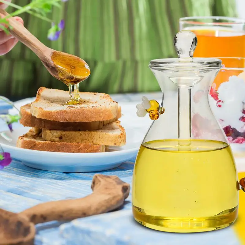 Honey Jars Syrup Jars Dipper And Dustproof Lid Beautiful Honey Comb Shaped Honey Pot Great Bee Decor Honey Containers for home
Honey Jars Syrup Jars Dipper And Dustproof Lid Beautiful Honey Comb Shaped Honey Pot Great Bee Decor Honey Containers for home