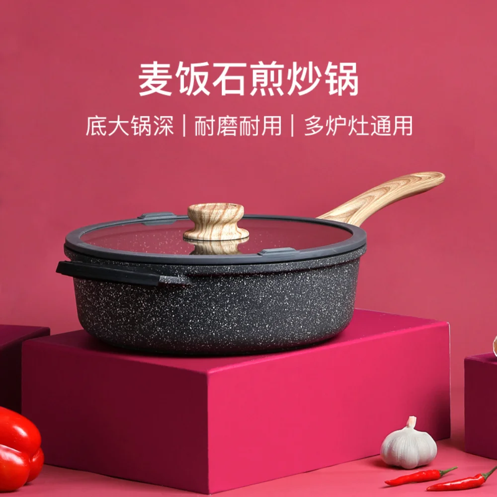 24-28CM Maifanshi Non-Stick Wok for Household Use Frying Pan Pan Non-Stick Wok Electromagnetic Cooker Gas Cooker
24-28CM Maifanshi Non-Stick Wok for Household Use Frying Pan Pan Non-Stick Wok Electromagnetic Cooker Gas Cooker