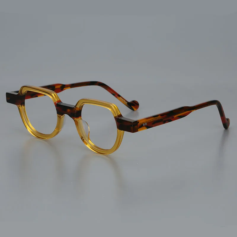 

Retro preppy myopic optical glasses flame Fashion presbyopia elegant square eyeglasses Prescription acetate men women eyewear