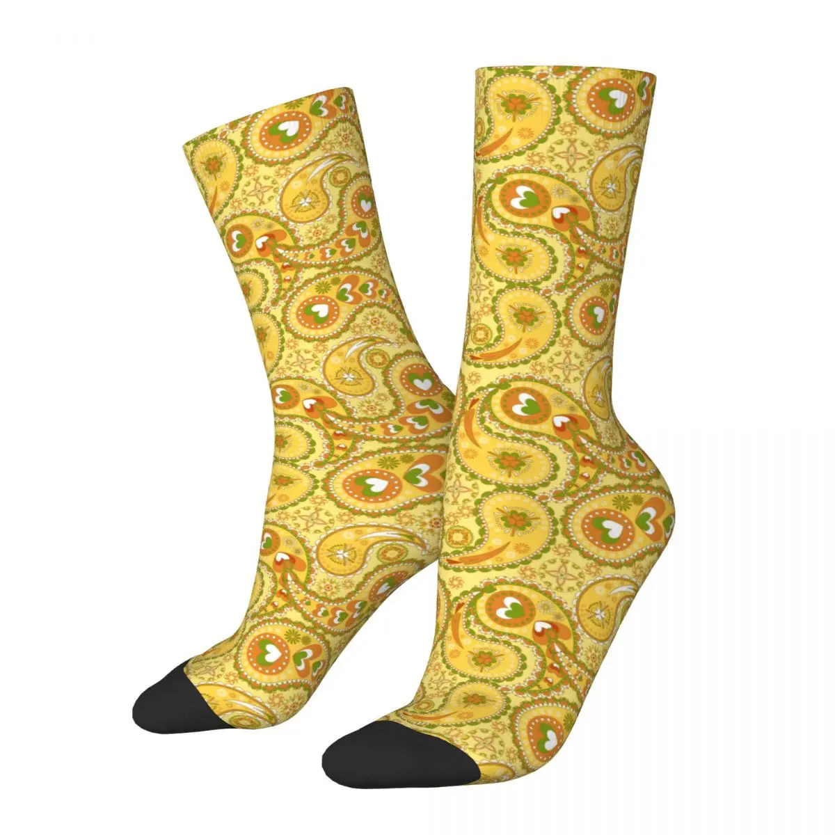 

Цветные носки унисекс с узором пейсли, персидская культура кешью, индийская культура, Мерч, футбольные носки, мягкие, Лучшие идеи для подарка
