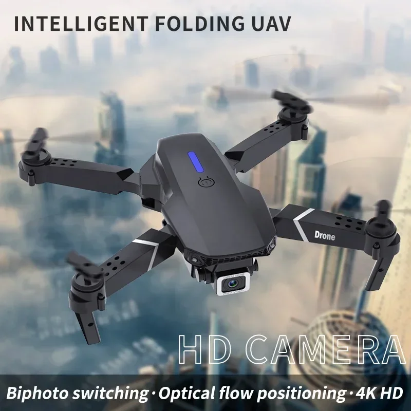 Dron WiFi 1080P Real Time Transmission FPV Foldable Drones New E88 Professional 4K HD Dual Cameras
Dron WiFi 1080P Real Time Transmission FPV Foldable Drones New E88 Professional 4K HD Dual Cameras