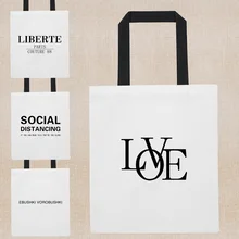 Letter Print Shopping Bag High Quality Kawaii Tote Bag Eco Canvas Bag Fashion Shoulder Bag Women Shopper Bag Y2k Casual Handbags
Letter Print Shopping Bag High Quality Kawaii Tote Bag Eco Canvas Bag Fashion Shoulder Bag Women Shopper Bag Y2k Casual Handbags