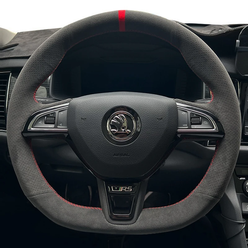 Чехол на рулевое колесо автомобиля Мягкая замша для Skoda Citigo Roomster Fabia Octavia Superb Karoq Rapid DIY Чехол для рулевого колеса
Чехол на рулевое колесо автомобиля Мягкая замша для Skoda Citigo Roomster Fabia Octavia Superb Karoq Rapid DIY Чехол для рулевого колеса