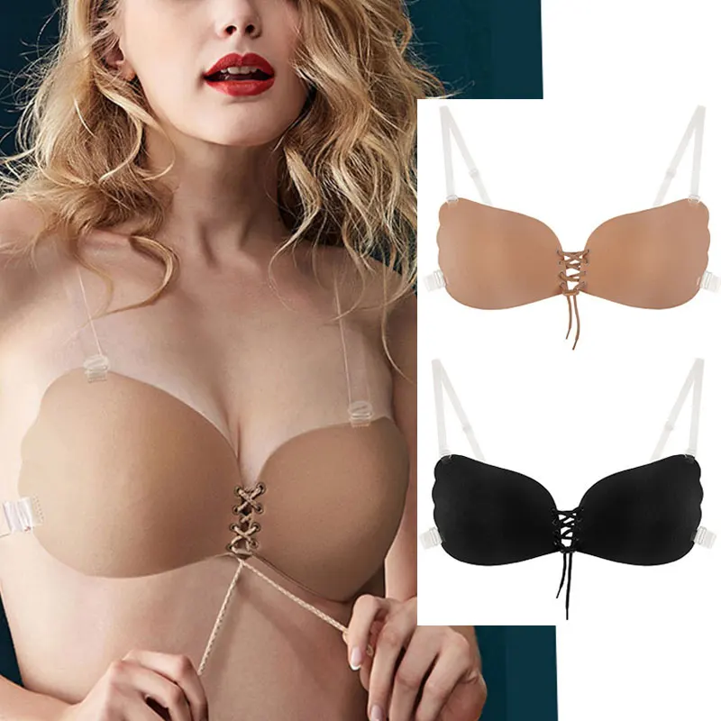 Invisible Straps Bra Lift Push Up Silicone Underwear For Big Brest Wedding Sticky Adhesive Transparent Straps Backless Bralette
Invisible Straps Bra Lift Push Up Silicone Underwear For Big Brest Wedding Sticky Adhesive Transparent Straps Backless Bralette