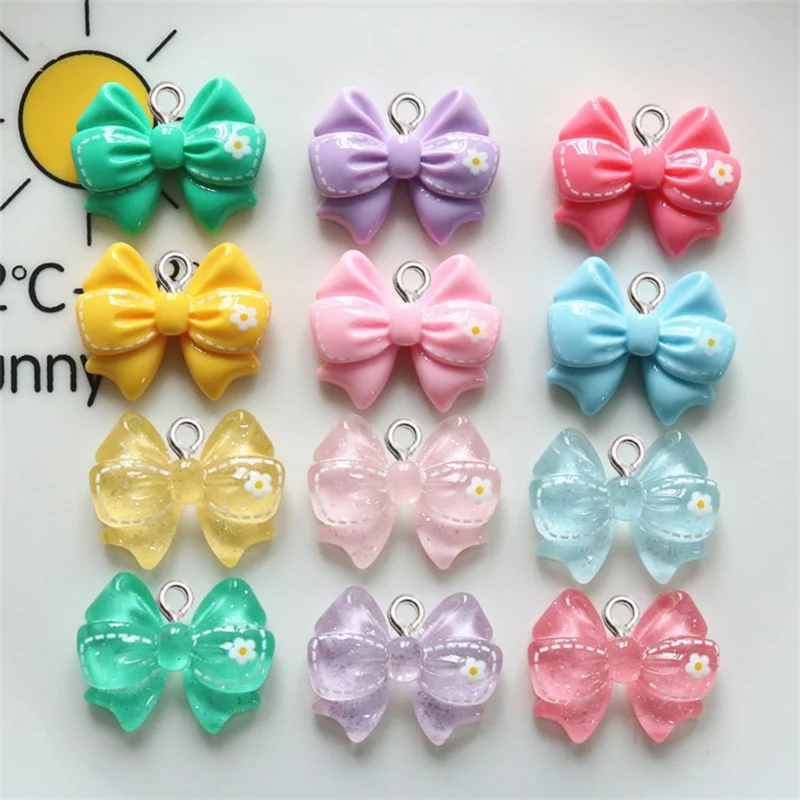 10Pcs Clear Glossy Flower Bow Tie Resin Charms Girl Sweet Earrings Necklace Decor Pendants DIY Key Chain Jewelry Making Supplies
10Pcs Clear Glossy Flower Bow Tie Resin Charms Girl Sweet Earrings Necklace Decor Pendants DIY Key Chain Jewelry Making Supplies