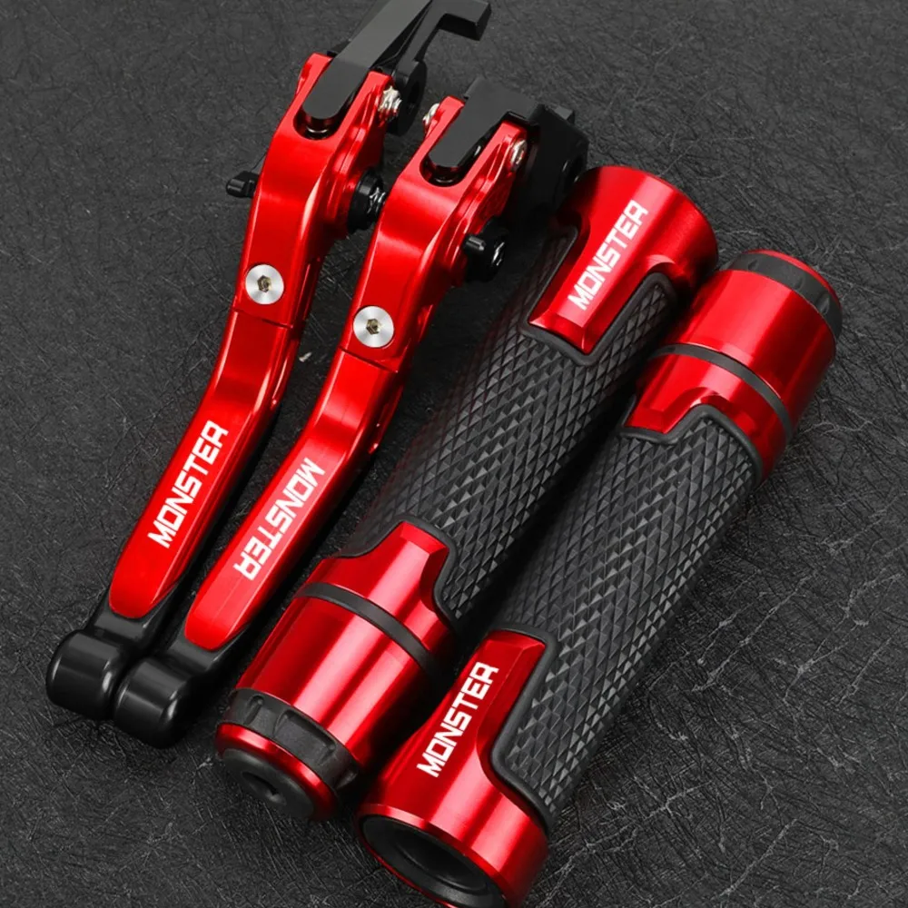 

FOR Ducati Monster M 400 600 620 750 919 796 696 M600 ST2 S2R 800 Brake Clutch Levers Handlebar Grip Handles bar Hand Grips
