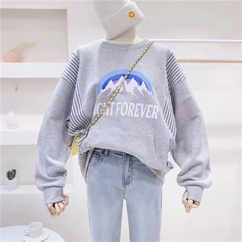 Women's Letter Print Sweatshirt, Oversized Cotton Tops, Korean Fashion Streetwear, Hip Hop, Large, 2XL, Gothic Clothes for Teens
Women's Letter Print Sweatshirt, Oversized Cotton Tops, Korean Fashion Streetwear, Hip Hop, Large, 2XL, Gothic Clothes for Teens