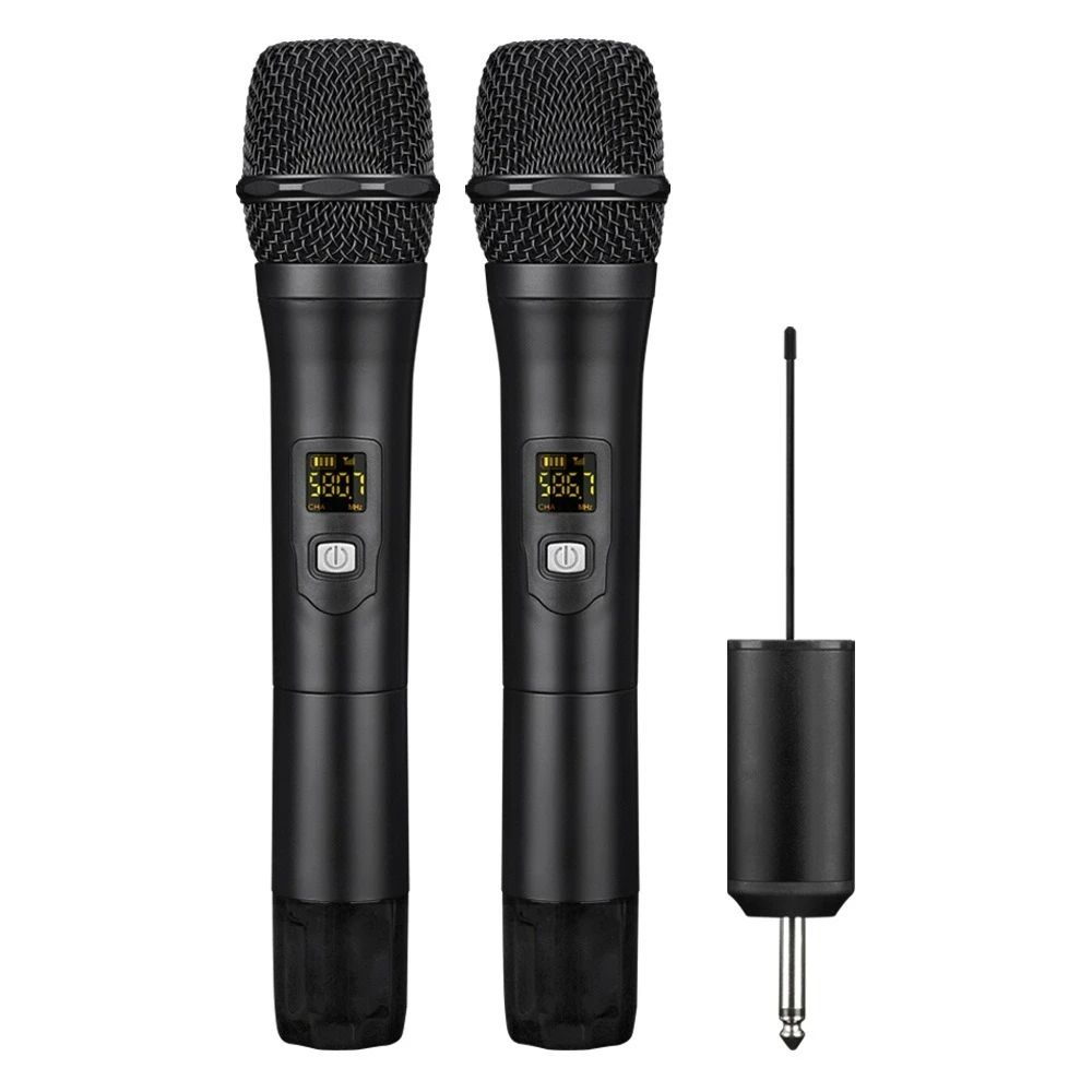 UHF Wireless Microphone Recording Karaoke Mic With Rechargeable Lithium Battery Receiver Work 5 Hours For Speaker Wedding
UHF Wireless Microphone Recording Karaoke Mic With Rechargeable Lithium Battery Receiver Work 5 Hours For Speaker Wedding