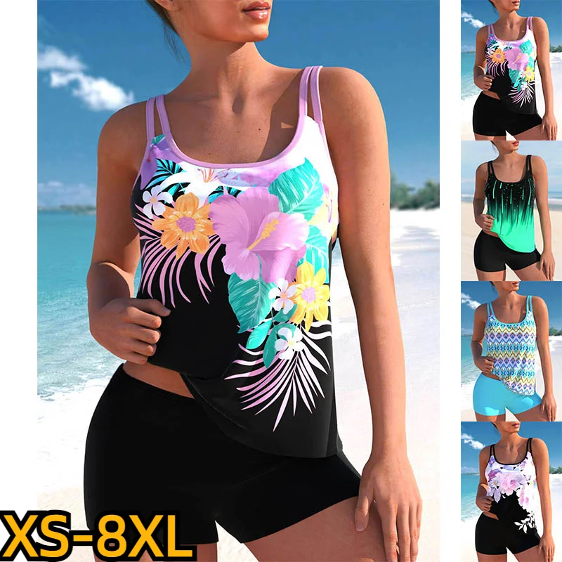 2023 Women's Beach Swimwear Fashion Print Tankini Summer Sexy Swimwear Tankiny Two Piece Beach Suit Tankini Fashion Swimwear
2023 Women's Beach Swimwear Fashion Print Tankini Summer Sexy Swimwear Tankiny Two Piece Beach Suit Tankini Fashion Swimwear