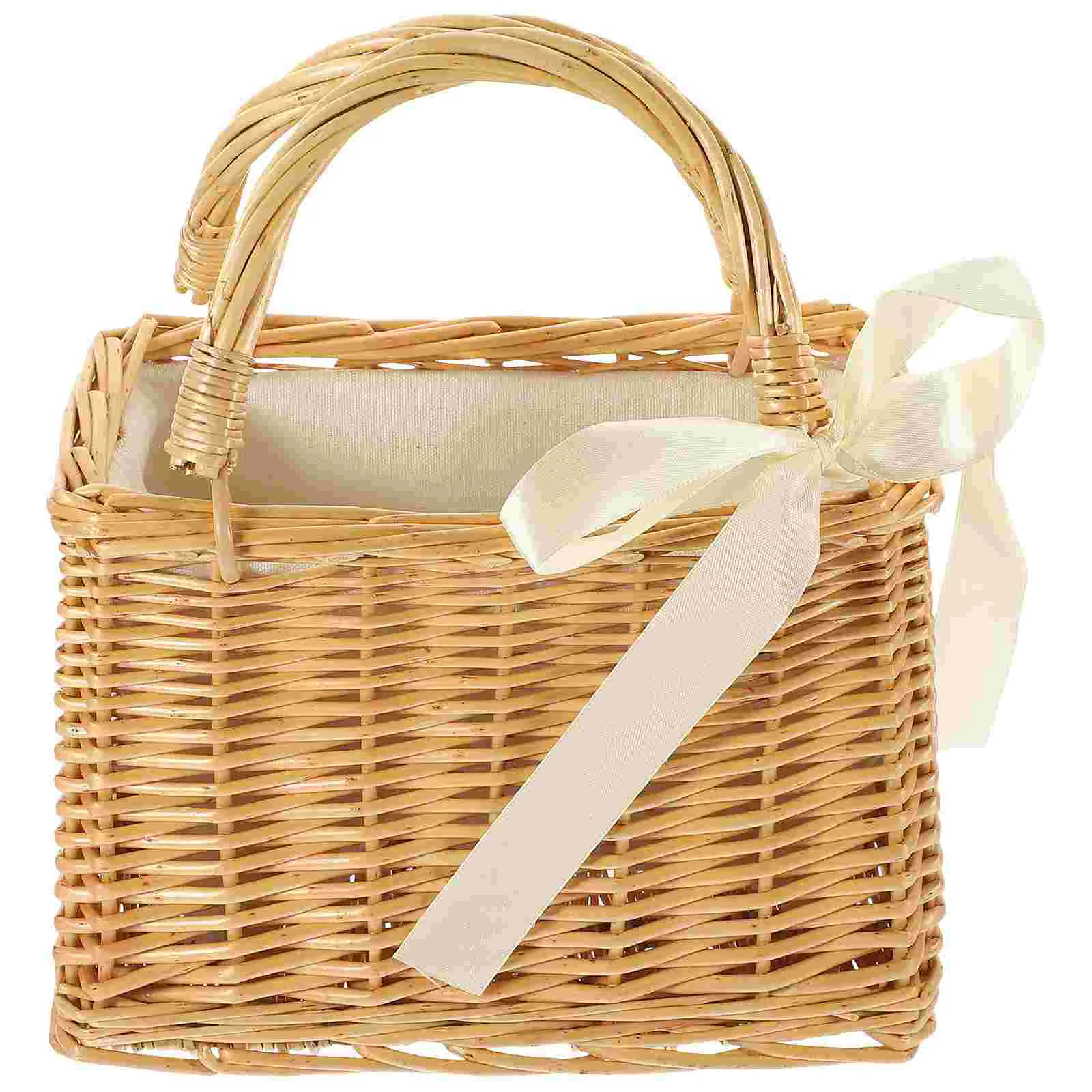 Basket Woven Rattan Flower Straw Wicker Baskets Tote Beach Storage Picnic Willow Hand Wedding Handbag Handbags Girl Purses
Basket Woven Rattan Flower Straw Wicker Baskets Tote Beach Storage Picnic Willow Hand Wedding Handbag Handbags Girl Purses