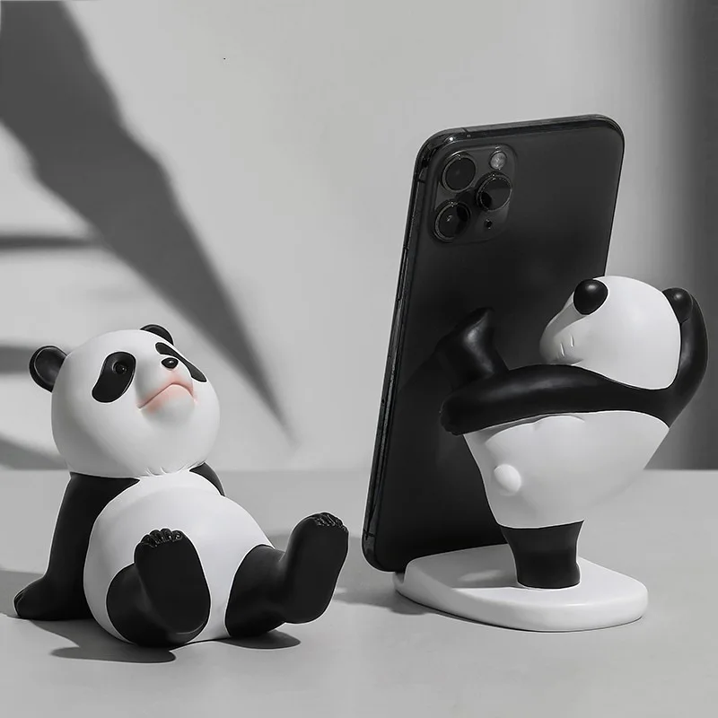 

Cute and Creative Panda Phone Tablet Stand Small，Giving gifts to others，Lazy artifact