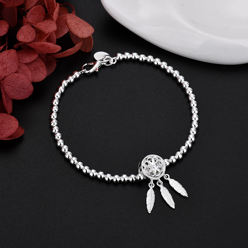 Popular Brands 925 Sterling Silver Elegant Beads Bracelets for Women fashion Party Wedding Engagement Jewelry Birthday gifts
Popular Brands 925 Sterling Silver Elegant Beads Bracelets for Women fashion Party Wedding Engagement Jewelry Birthday gifts