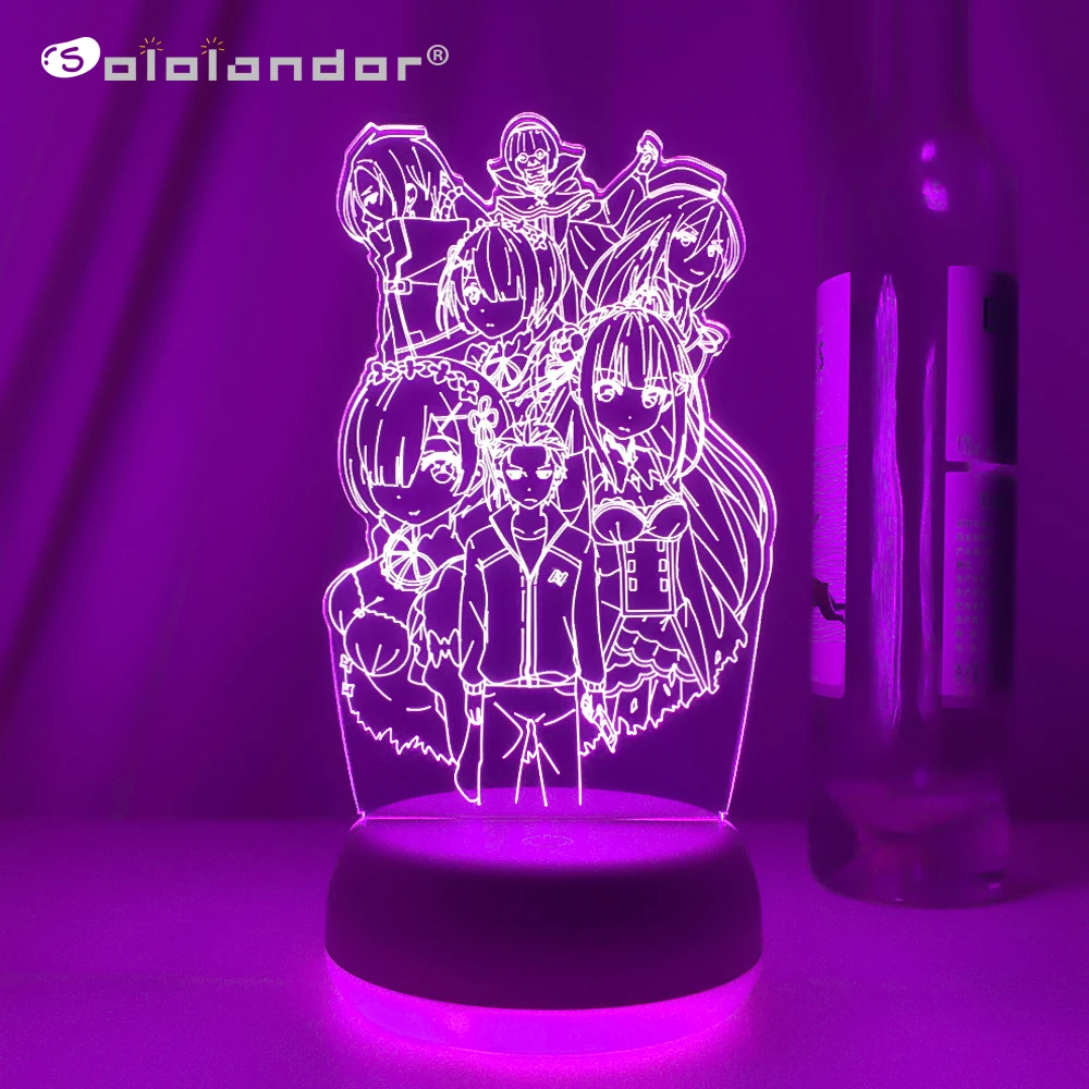 Manga 3d Light Re Zero Starting Life in Another World for Bedroom Decor Led Night Light Birthday Gift Room Deco Table Lamp Anime
Manga 3d Light Re Zero Starting Life in Another World for Bedroom Decor Led Night Light Birthday Gift Room Deco Table Lamp Anime