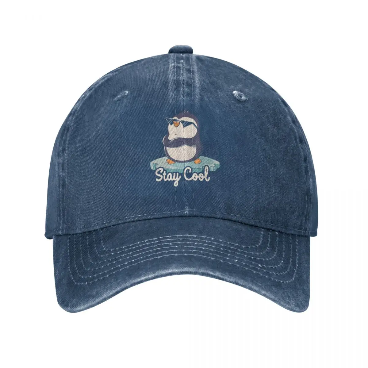 

Stay Cool Funny Penguin by Tobe Fonseca Cap Cowboy Hat fluffy hat Women caps Men's