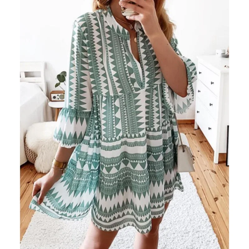 Spring Summer Beach Mini Dress Women Loose Dresses Graphics Print Y2k Female Casual Party Elegant Holiday Loose Maxi Vestidos
Spring Summer Beach Mini Dress Women Loose Dresses Graphics Print Y2k Female Casual Party Elegant Holiday Loose Maxi Vestidos