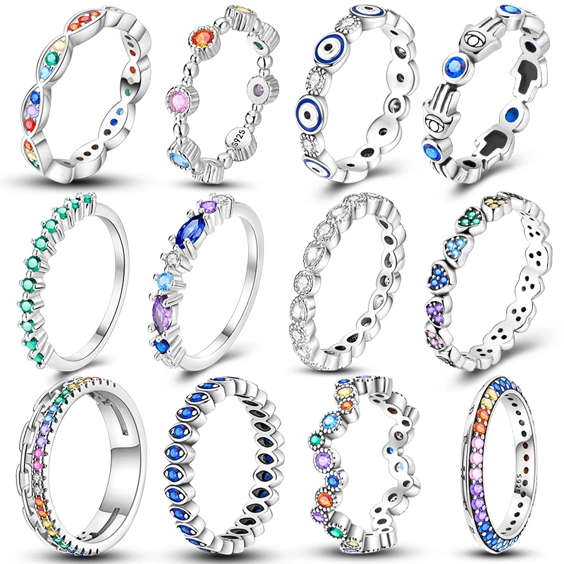 Anillo de Plata de Ley 925 con forma de corazón, anillo colorido de circón y arcoíris, joyería de boda a la moda para mujer 2024
Anillo de Plata de Ley 925 con forma de corazón, anillo colorido de circón y arcoíris, joyería de boda a la moda para mujer 2024