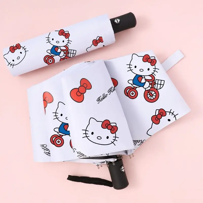 Hello Kitty Anime Kawaii Sanrio Automatic Umbrella Cute Cartoon Kt Cat Sun Rain Uv Protection Folding Umbrella Toys Gifts
Hello Kitty Anime Kawaii Sanrio Automatic Umbrella Cute Cartoon Kt Cat Sun Rain Uv Protection Folding Umbrella Toys Gifts