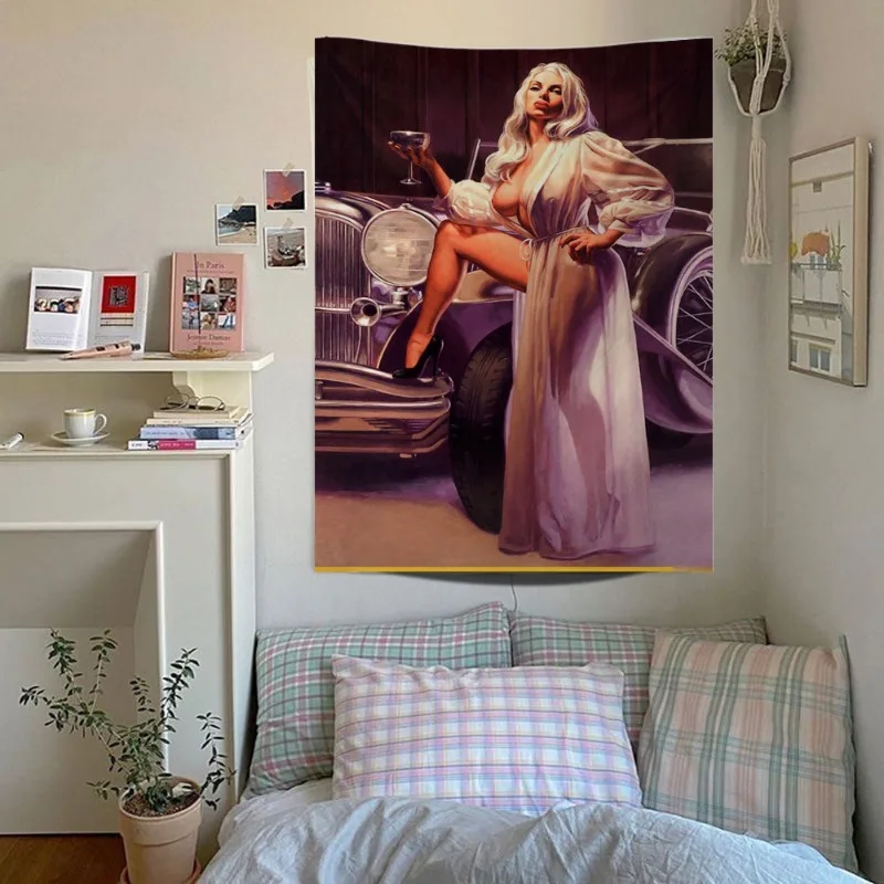 Beauty Party Queen Tapestry Sexy Wall Hanging Bedroom Home Living Room Curtain for Saloon Shop Aesthetics Decoration Tapestries
Beauty Party Queen Tapestry Sexy Wall Hanging Bedroom Home Living Room Curtain for Saloon Shop Aesthetics Decoration Tapestries