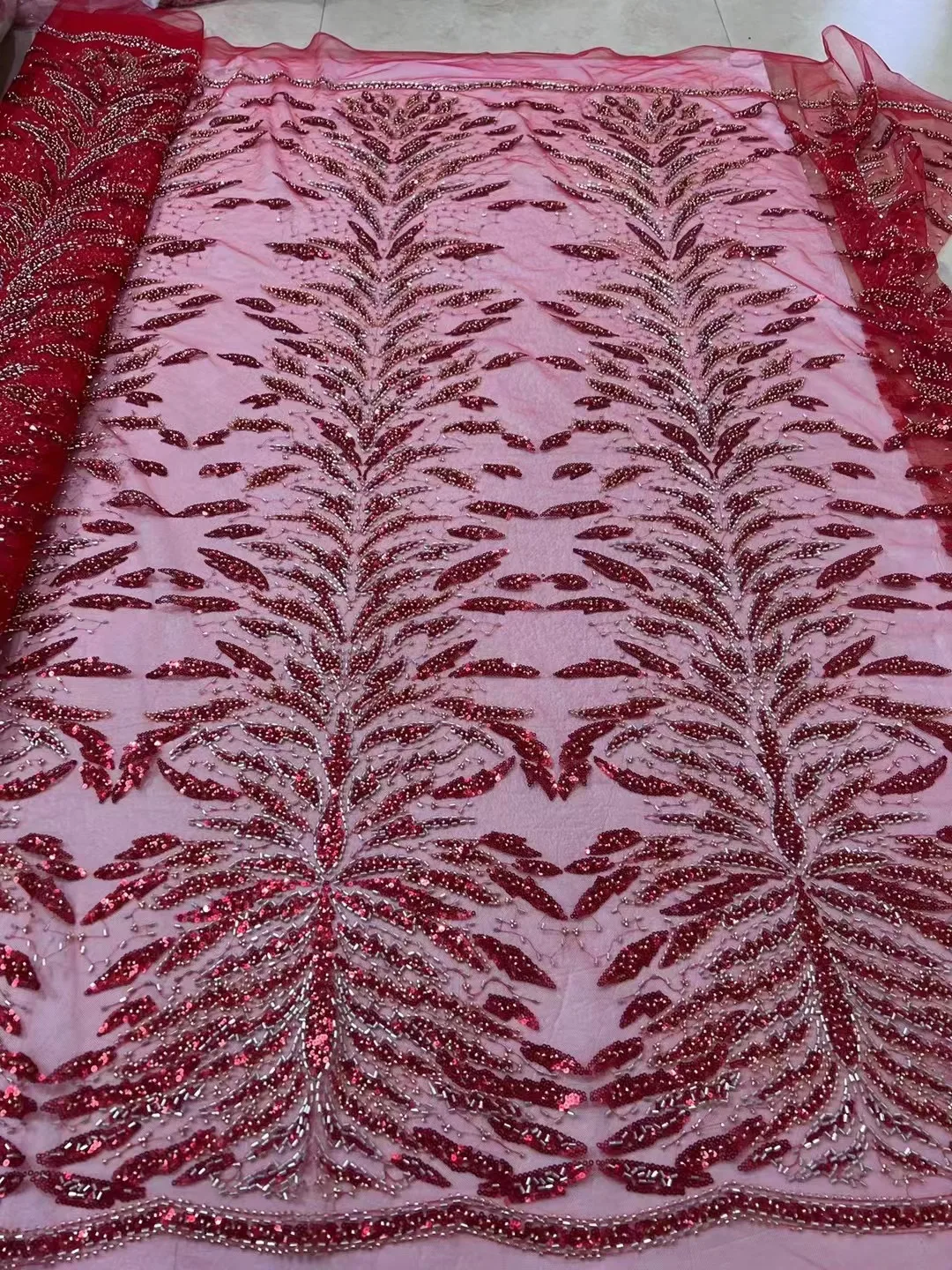 African Sequins Beads Lace Fabric Pink Line Embroidery French Mesh Sequins Lace Nigerian Tulle Lace For Party Sewing Dressing A4
African Sequins Beads Lace Fabric Pink Line Embroidery French Mesh Sequins Lace Nigerian Tulle Lace For Party Sewing Dressing A4