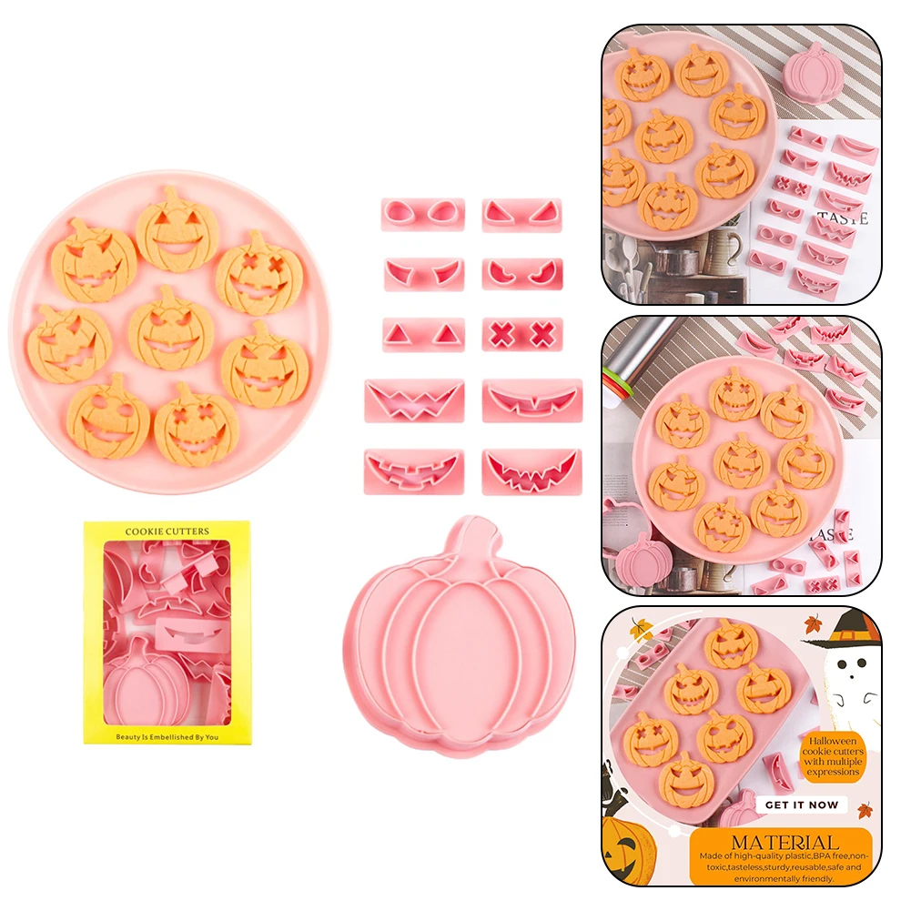 Cookie Mould Halloween Pumpkin Head Mold Template Kitchen Tools Household Diy Holiday Candle Decorations Project 17.5x13.7x2.3cm
Cookie Mould Halloween Pumpkin Head Mold Template Kitchen Tools Household Diy Holiday Candle Decorations Project 17.5x13.7x2.3cm