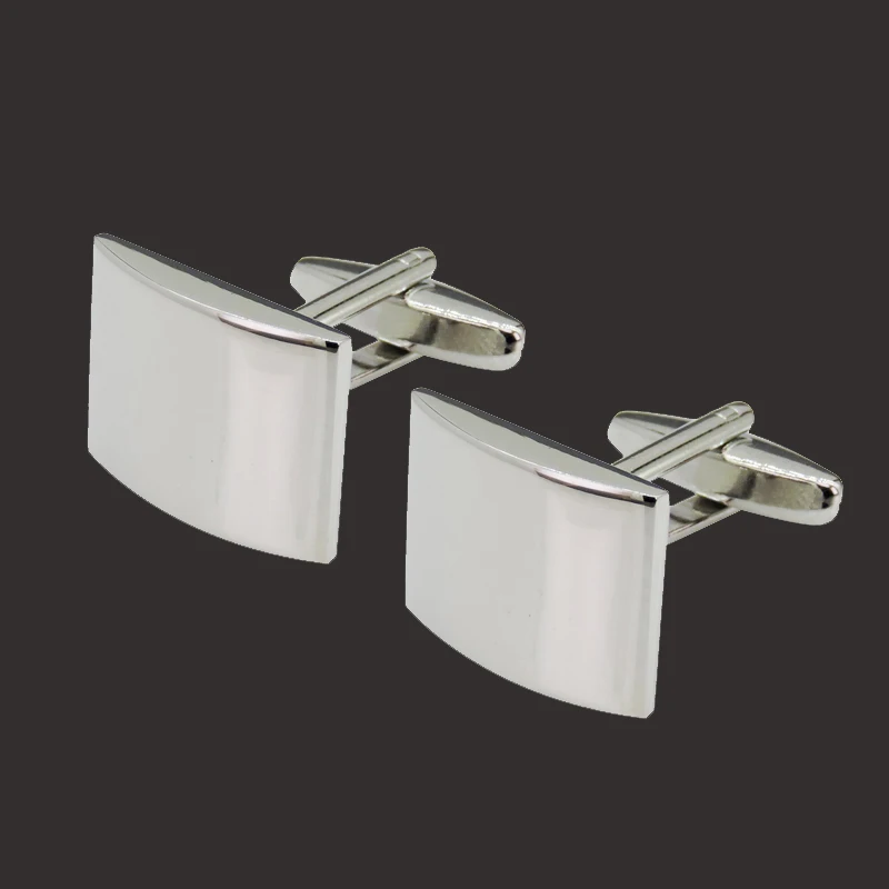 High quality fashion silver smooth Cufflinks men's wedding French shirt pin Cufflinks copper material fadeless 
High quality fashion silver smooth Cufflinks men's wedding French shirt pin Cufflinks copper material fadeless