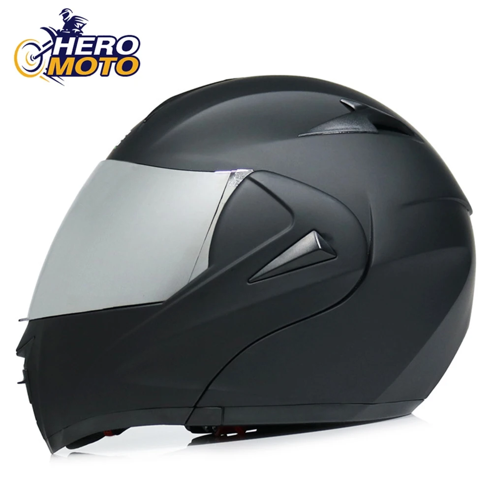 

Men's Flip Up Motorcycles Helmet Wear-Resistant Racing Moto Helmets Breathable Motocross Helmets Kask Anti-Fall Biker Protection