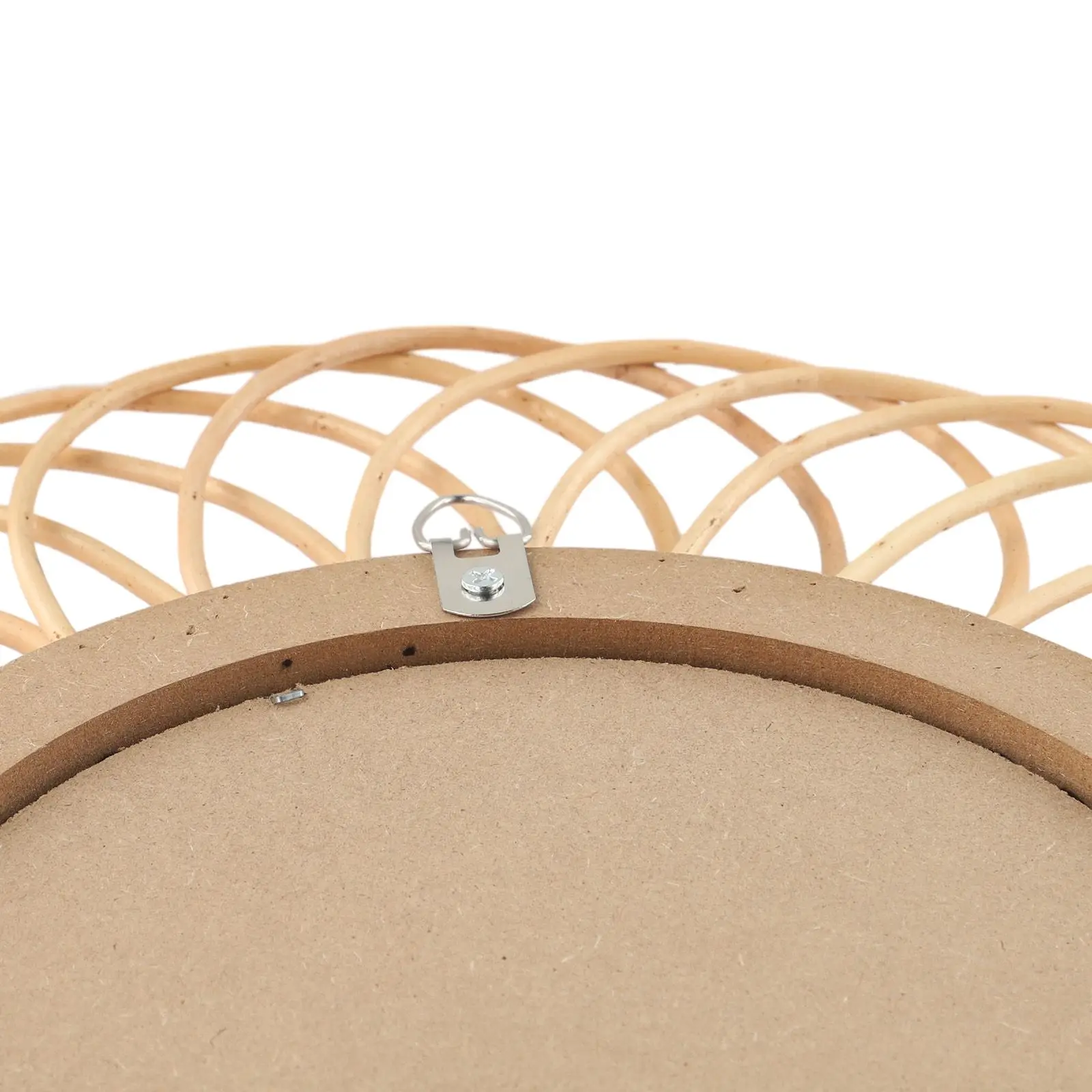 

Wall Mirror Rattan Round Mirror Home Decoration 1pc 40x40cm Khaki Rattan Dressing Mirror Hand-woven Decorative