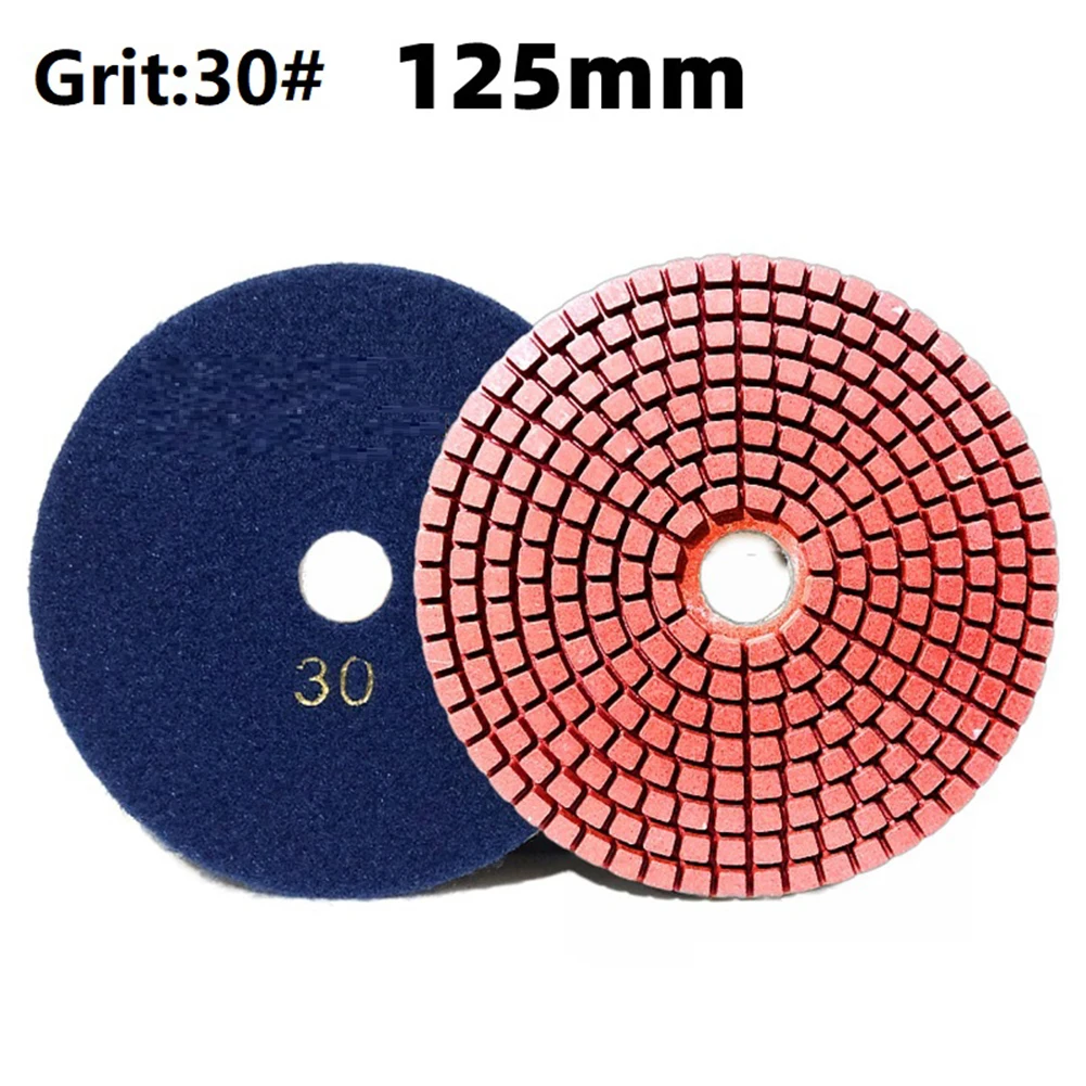5 Inch 125mm Dry Wet Polishing Pads Flexible Grinding Sanding Discs For Granite Stone Concrete Marble Floor Restoration
5 Inch 125mm Dry Wet Polishing Pads Flexible Grinding Sanding Discs For Granite Stone Concrete Marble Floor Restoration