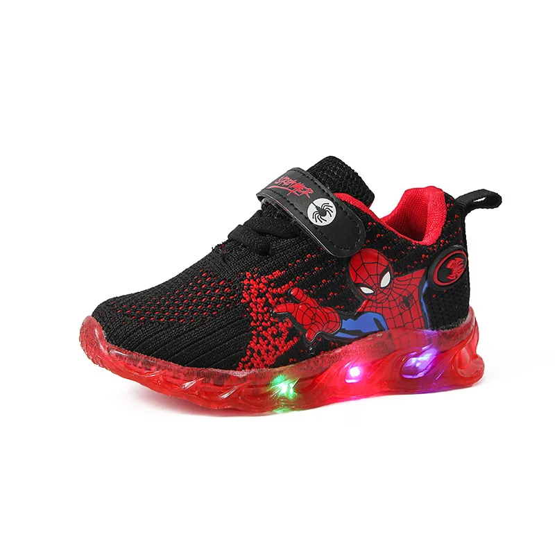 Disney cartoon cute pink spiderman with lights children's shoes spring and summer student sports shoes
Disney cartoon cute pink spiderman with lights children's shoes spring and summer student sports shoes