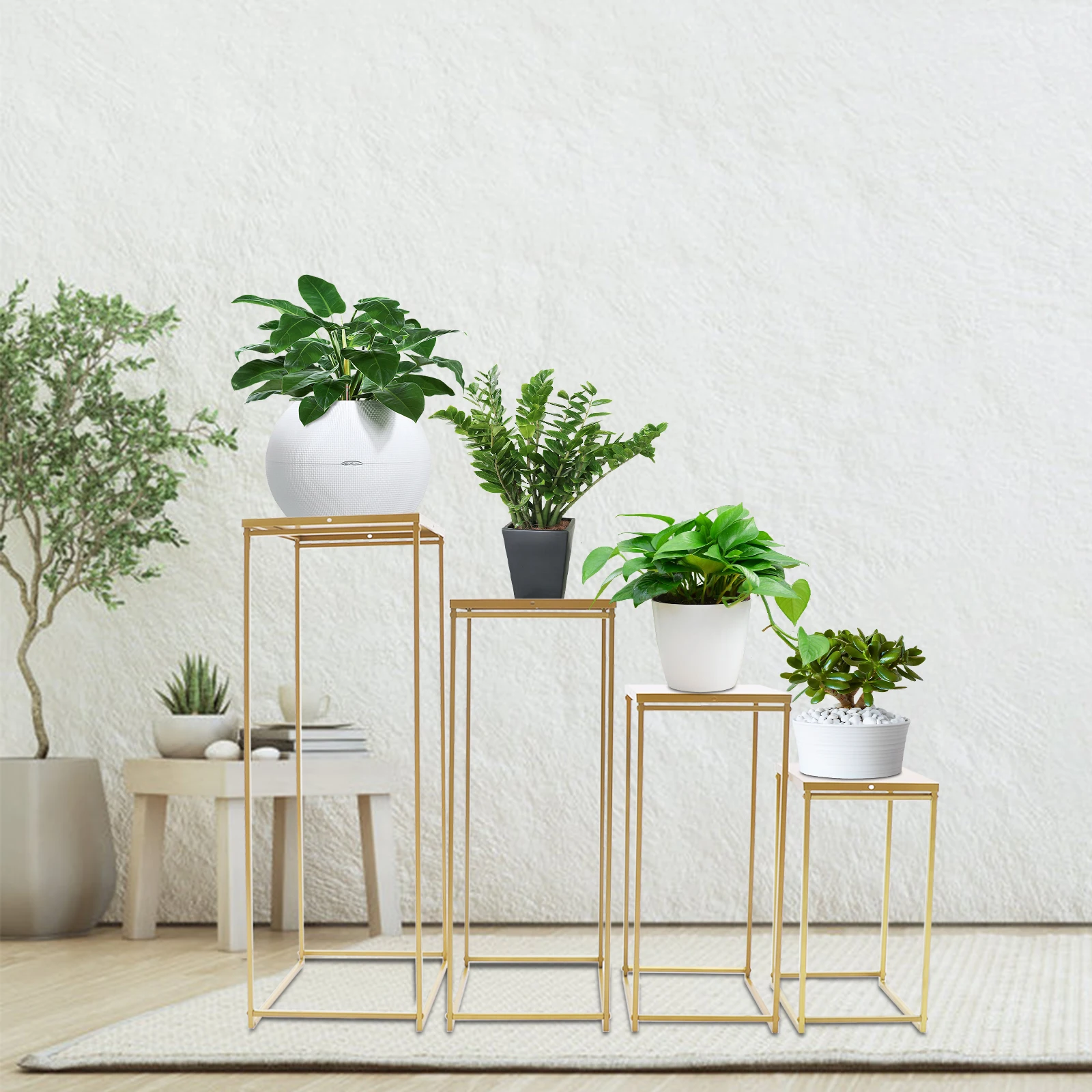 4Pcs Gold Flower Floor Stand Metal Column Vase Display Rack Flower Arrangement For Wedding Party Dinner Centerpiece
4Pcs Gold Flower Floor Stand Metal Column Vase Display Rack Flower Arrangement For Wedding Party Dinner Centerpiece