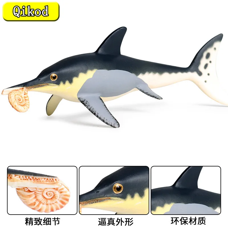 

Children's Simulation Marine Solid Ichthyosaur Dinosaur Toy Prehistoric Animal Model Ichthyosaur Piercing Ammonite Mosasaur