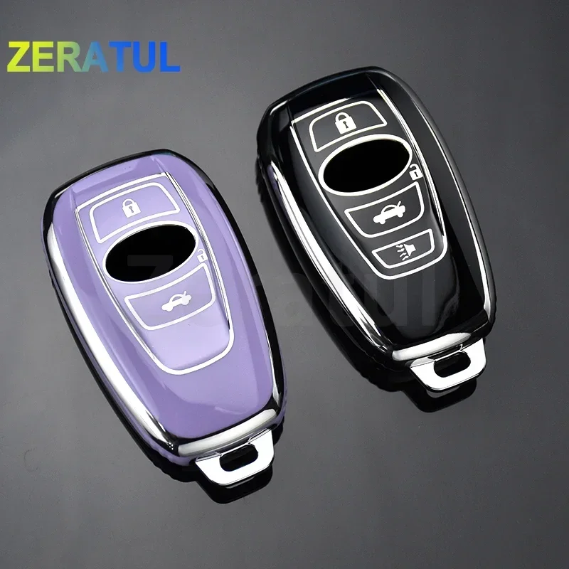 

Car Smart Key Cover Case Bag For Subaru WRX XV Crosstrek Legacy BRZ Forester Impreza STi Outback 2015 - 2019 Shell Holder Fob