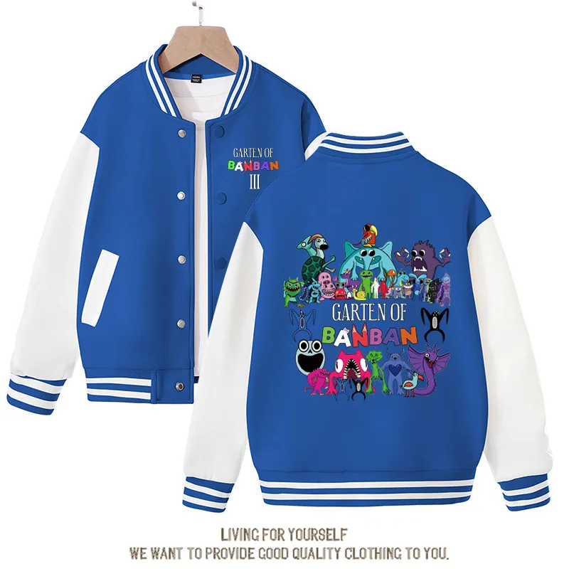 Garten of Banban Children's Clothing Autumn Jackets Spring and Autumn Sports Tops Little Girls Fashionable Baseball Uniforms
Garten of Banban Children's Clothing Autumn Jackets Spring and Autumn Sports Tops Little Girls Fashionable Baseball Uniforms