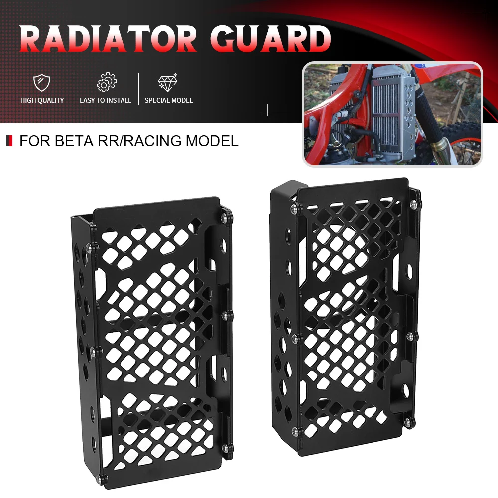 

FOR BETA RR Racing 125 200 250 300 350 390 430 480 2T 4T 2020 2021 2022 2023 Radiator Grille Guard Grill Cover Protector