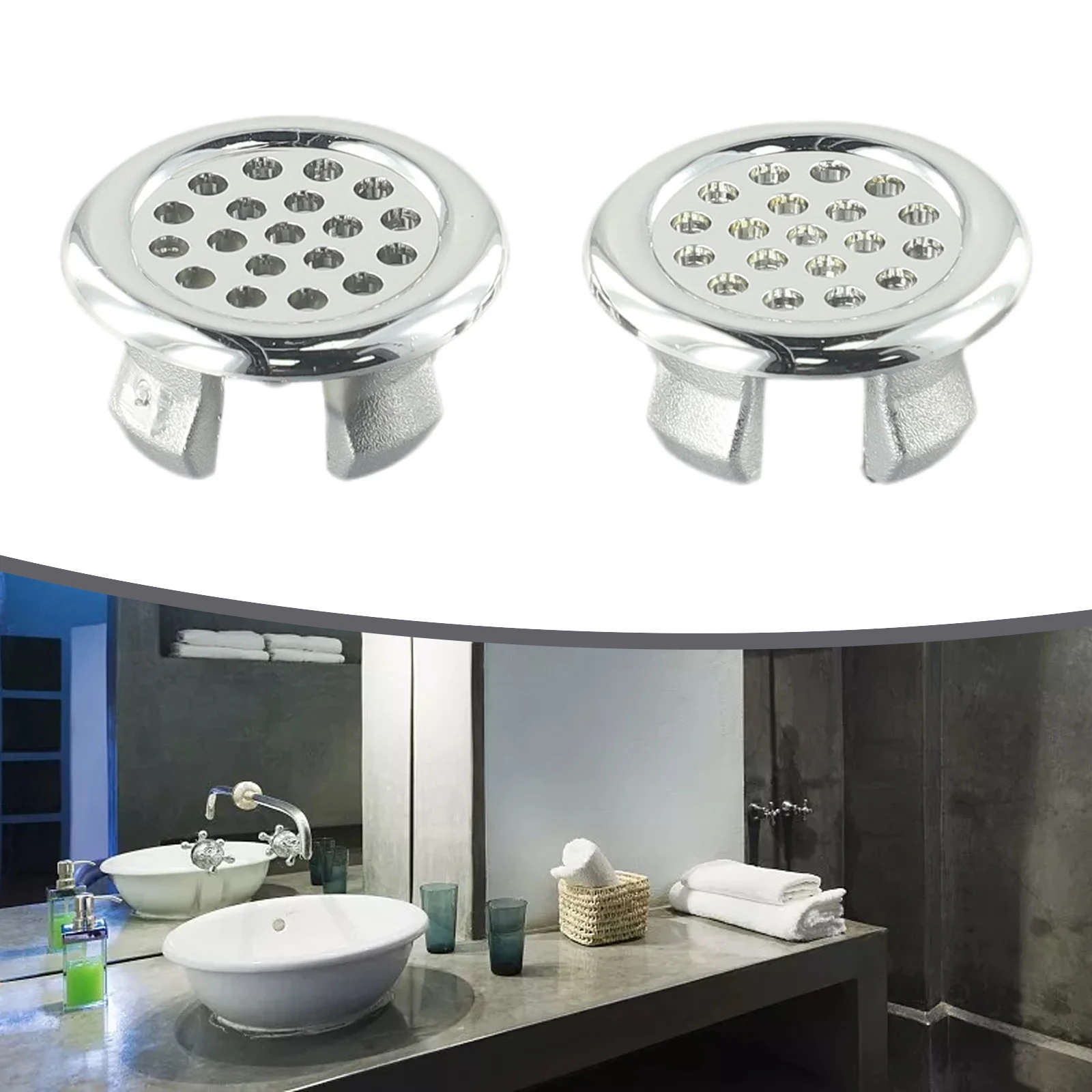 Overflow Ring Bathroom Overflow Covers For Basin Sink Chromed Replacement Hole For 22-24mm Aperture Home Plumbing Parts
Overflow Ring Bathroom Overflow Covers For Basin Sink Chromed Replacement Hole For 22-24mm Aperture Home Plumbing Parts