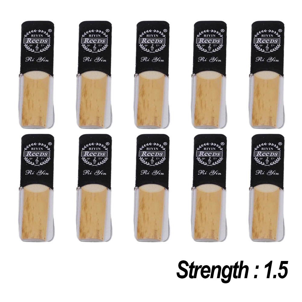 10pcs Eb Alto Saxophone Reeds Strength 1.5 2.0 2.5 3.0 3.5 4.0 Hot Sale Long Life Sax Woodwind Instrument Parts Accessories
10pcs Eb Alto Saxophone Reeds Strength 1.5 2.0 2.5 3.0 3.5 4.0 Hot Sale Long Life Sax Woodwind Instrument Parts Accessories