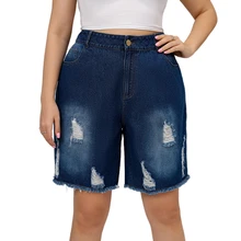 Casual High Waist Plus Size Straight Jeans Shorts Summer Pockets Loose Female Blue Denim Shorts Ladies High Street Bottoms 2022
Casual High Waist Plus Size Straight Jeans Shorts Summer Pockets Loose Female Blue Denim Shorts Ladies High Street Bottoms 2022