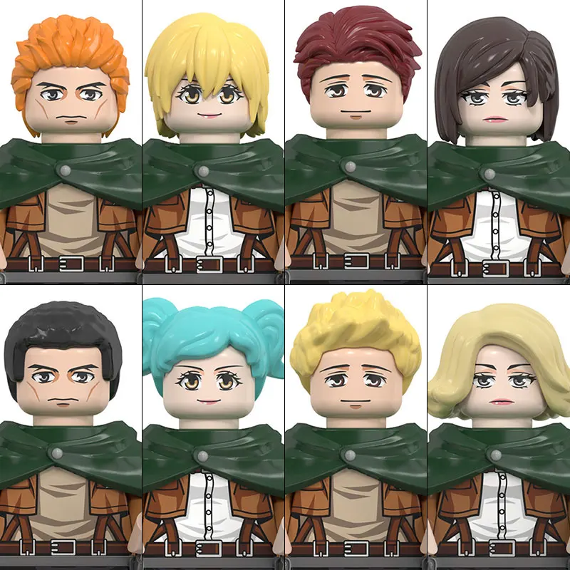 Attack on Titan WM6148 WM6165 WM6166 Levi Ackerman Eren Mikasa giant Annie anime bricks mini action figures building block Gifts
Attack on Titan WM6148 WM6165 WM6166 Levi Ackerman Eren Mikasa giant Annie anime bricks mini action figures building block Gifts
