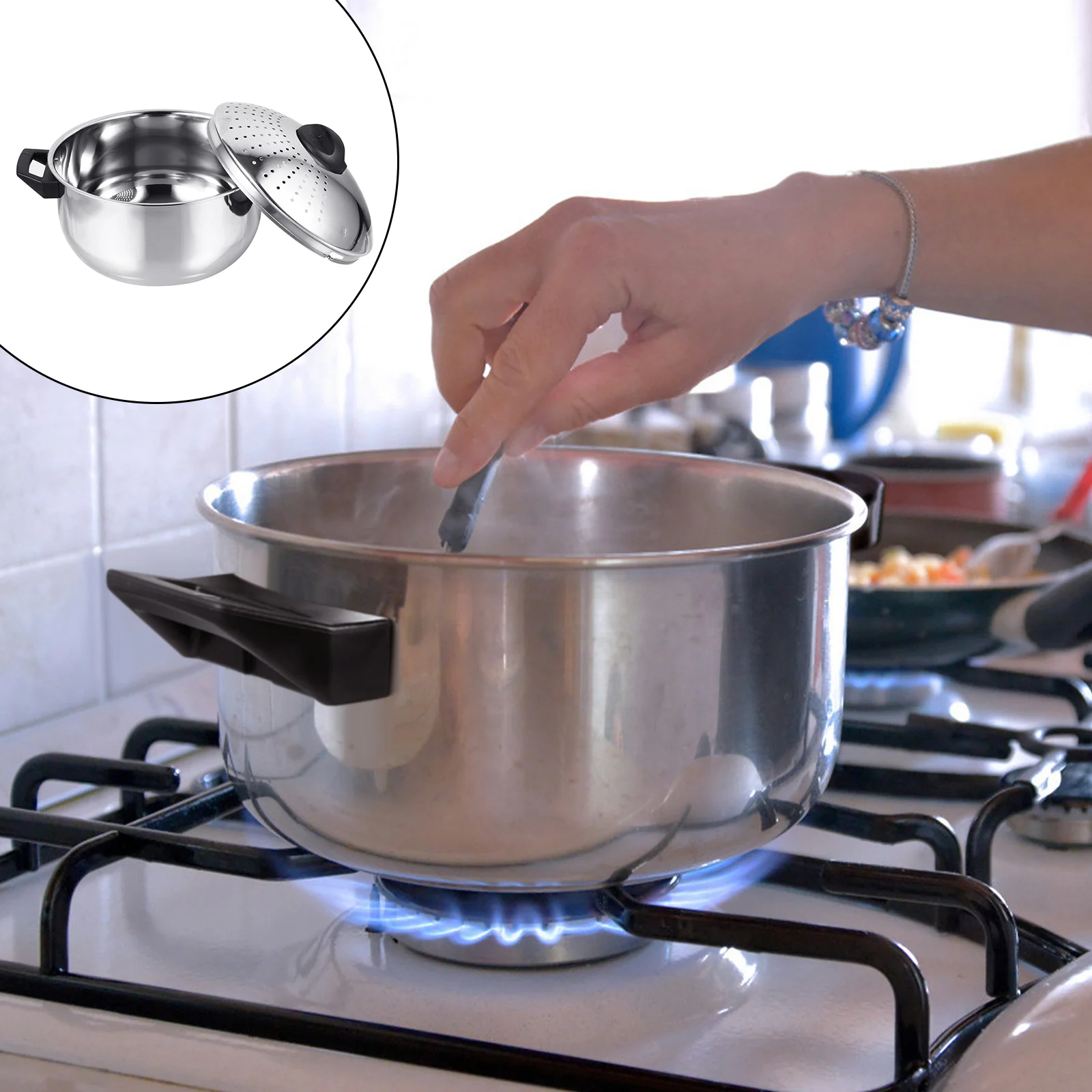 Pot Cookers for Kitchen Pots Set of Stainless Steel Thermal Jug Korean Noodles
Pot Cookers for Kitchen Pots Set of Stainless Steel Thermal Jug Korean Noodles