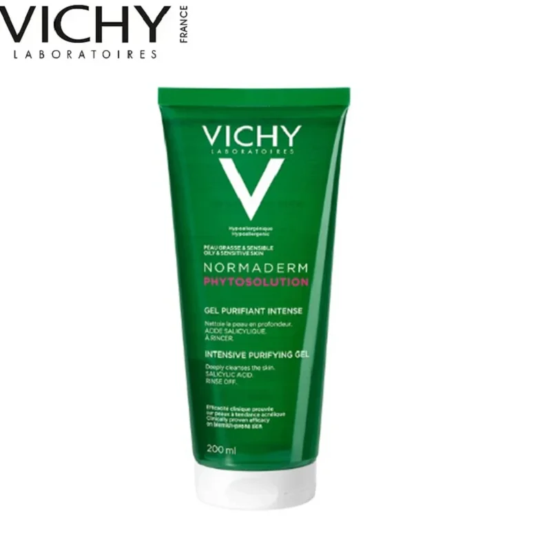 

Vichy Normaderm Acne Cleanser Gel With Salicylic Acid Face Wash Clear Clogged Pores Oil Control For Oily-Prone Skin 200ml